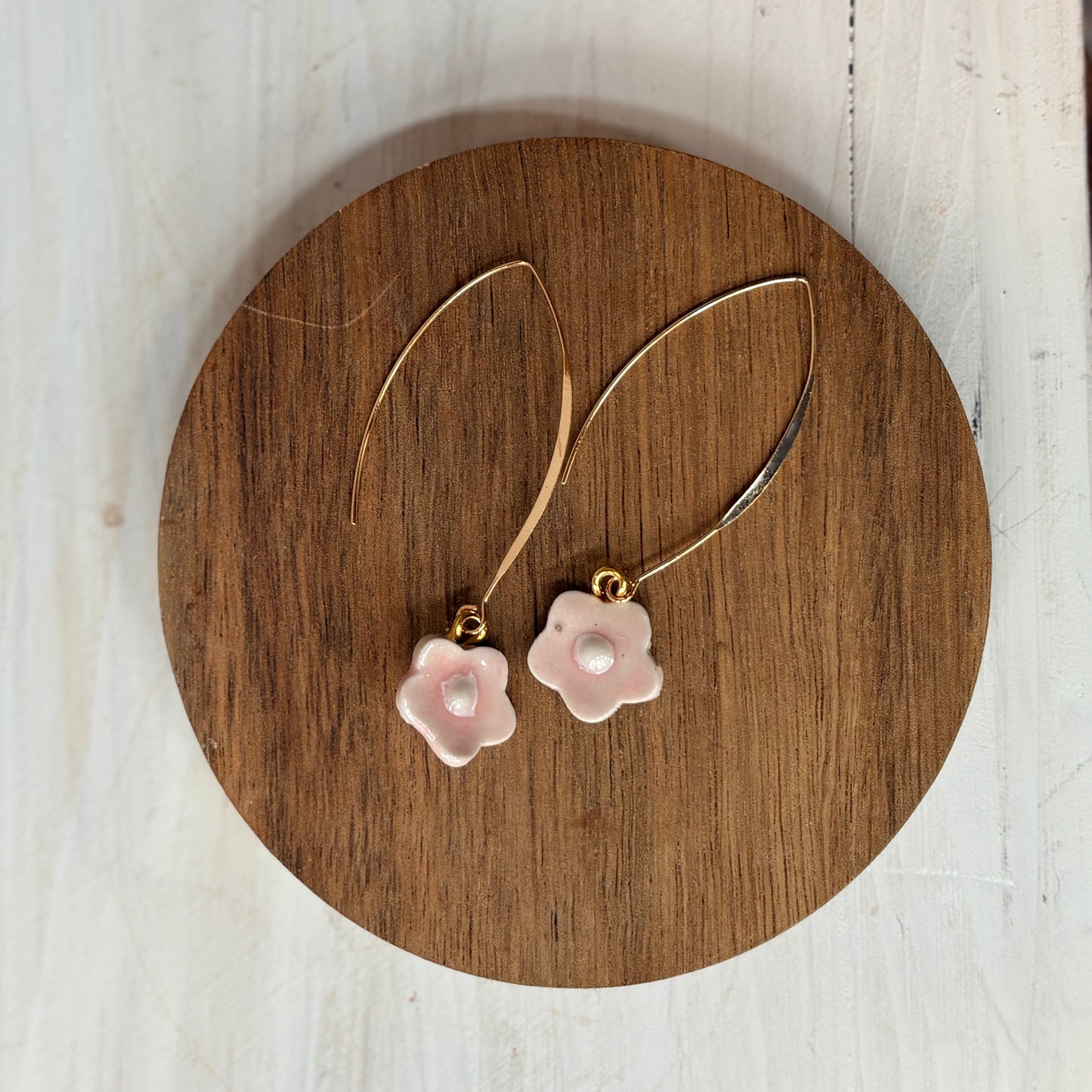 Blush Petal Earrings