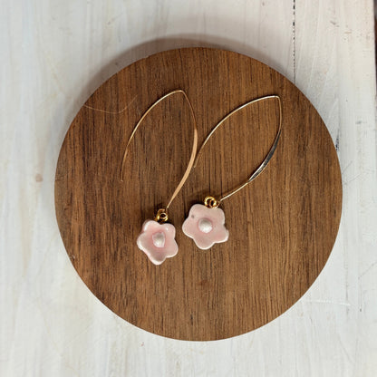 Blush Petal Earrings