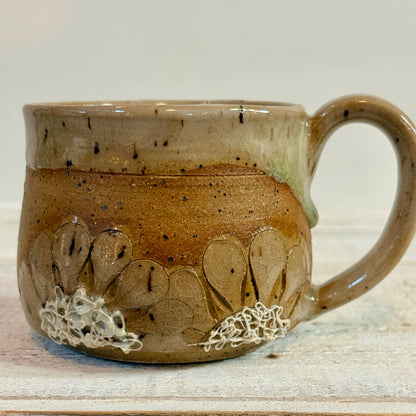 Clay and Cream Floral 5