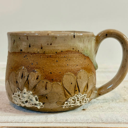 Clay and Cream Floral 5