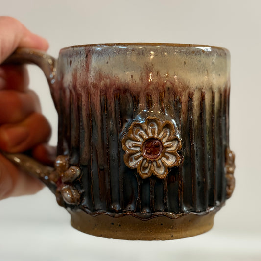 Ombre Ridge Floral Mug