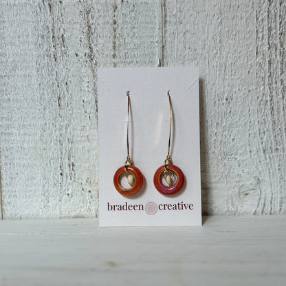 Autumn Rose  Earrings