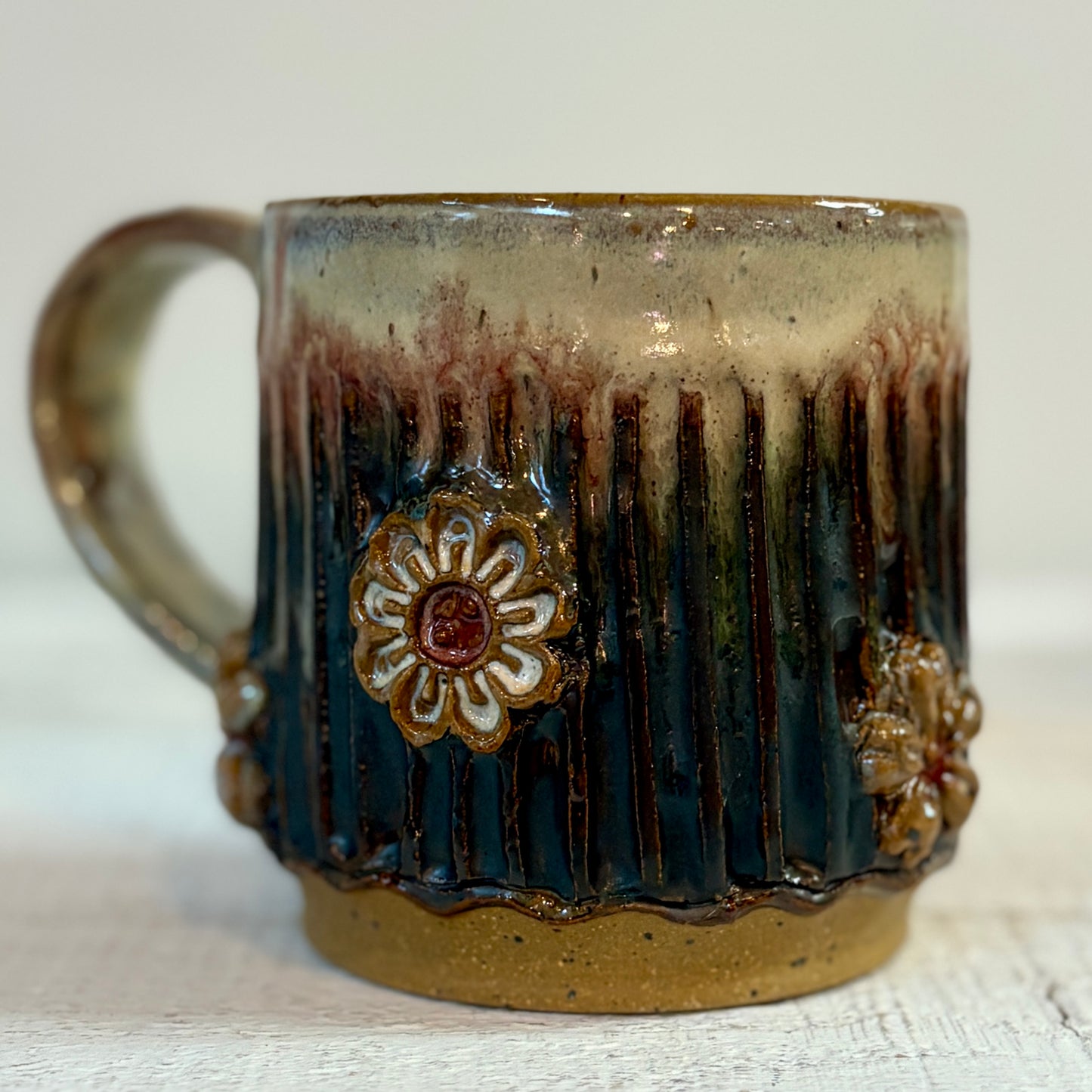 Ombre Ridge Floral Mug