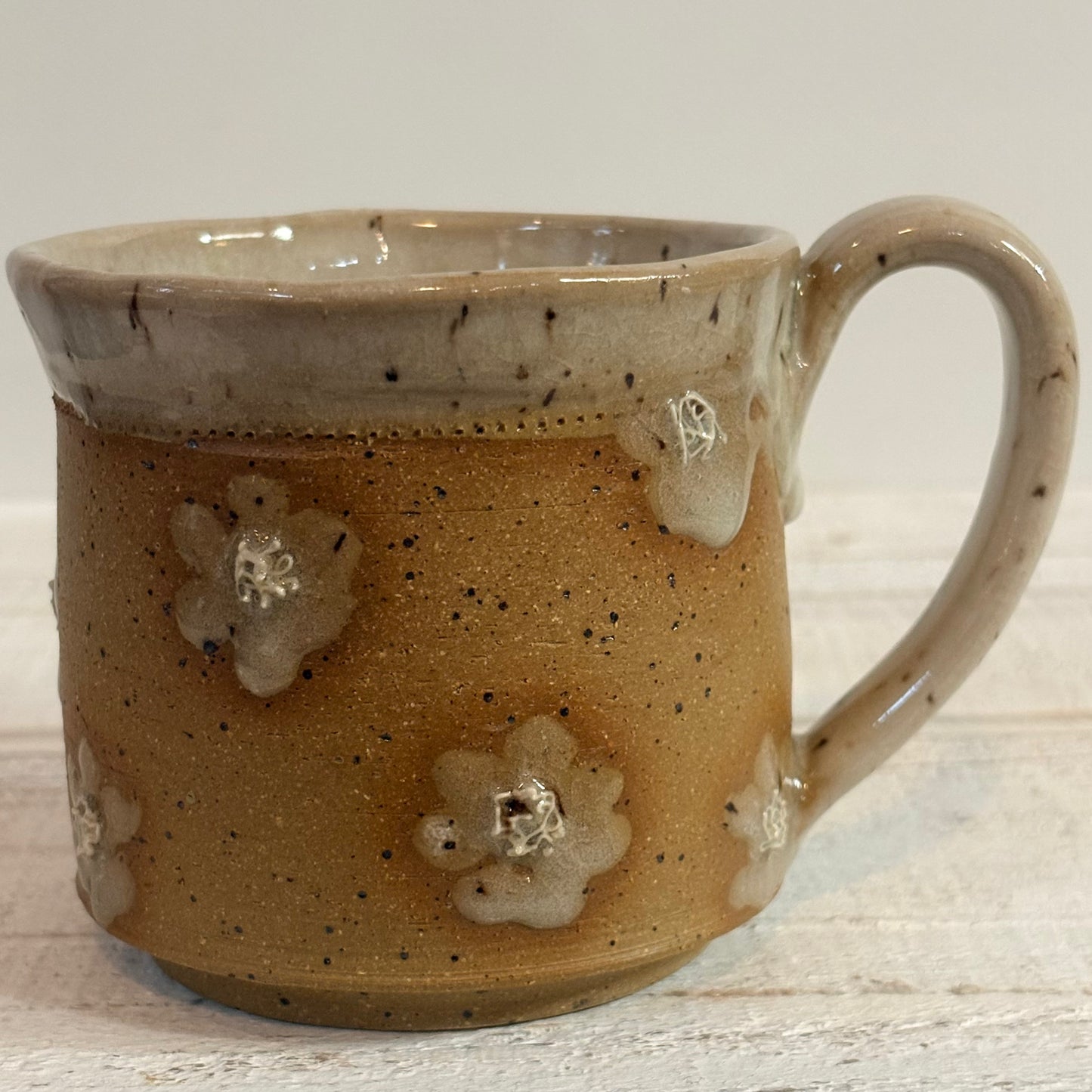 Clay and Cream Floral 8