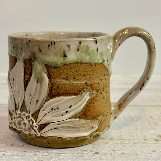 Clay and Cream Floral 9