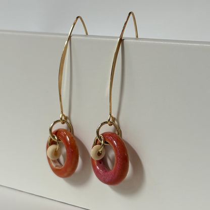 Autumn Rose  Earrings