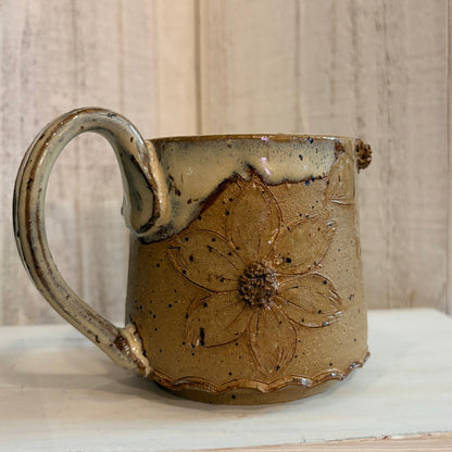 Clay and Cream Floral 6