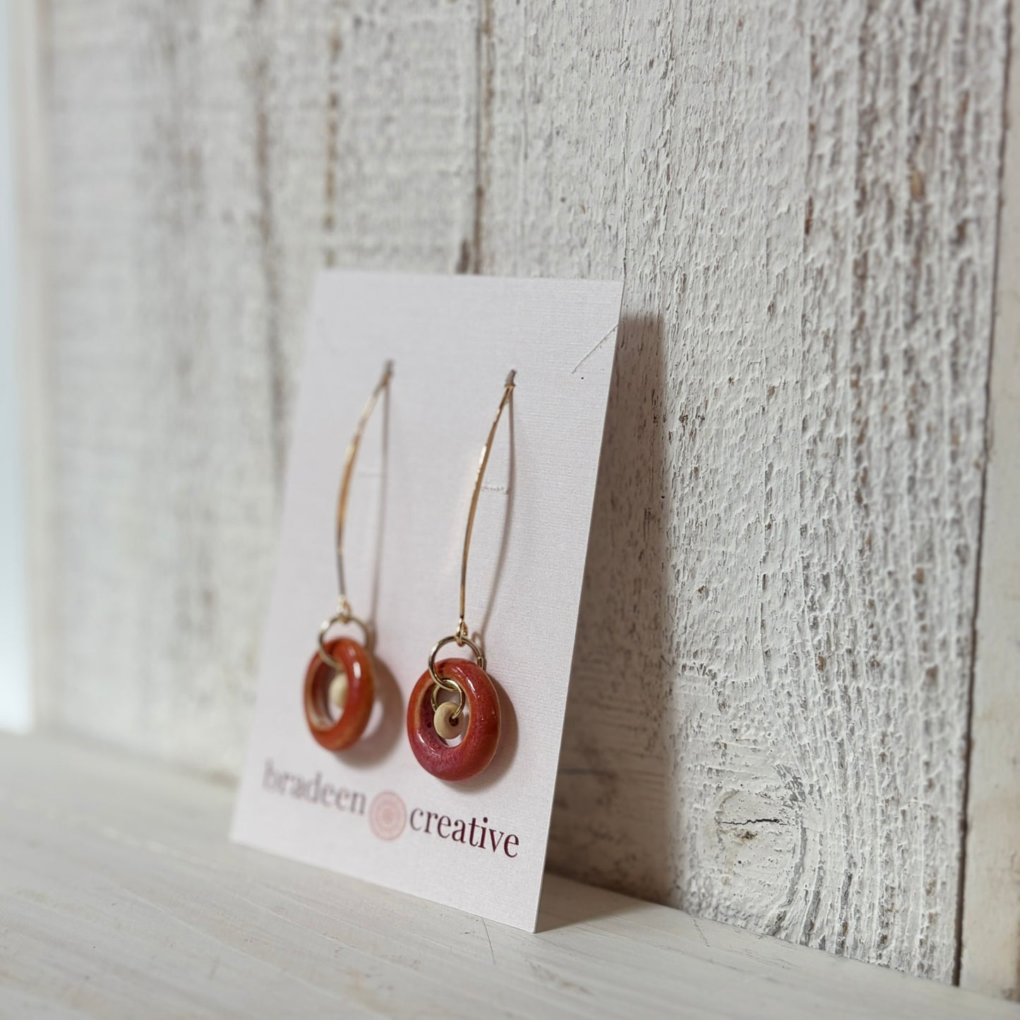 Autumn Rose  Earrings