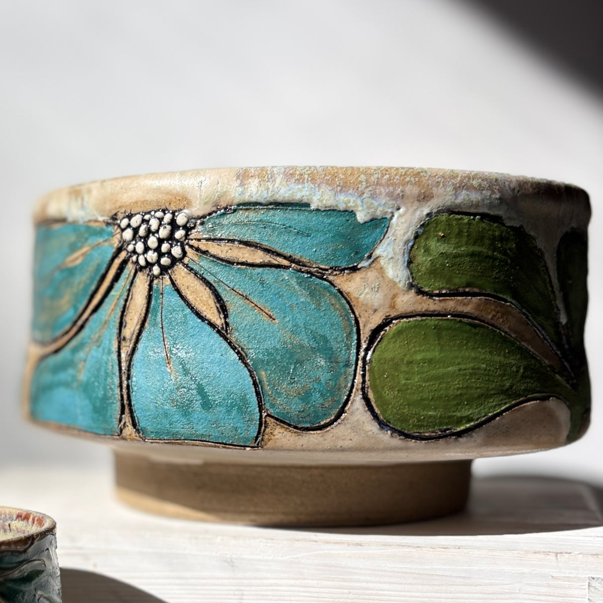 Retro Botanical Bowl