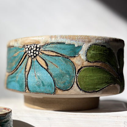 Retro Botanical Bowl