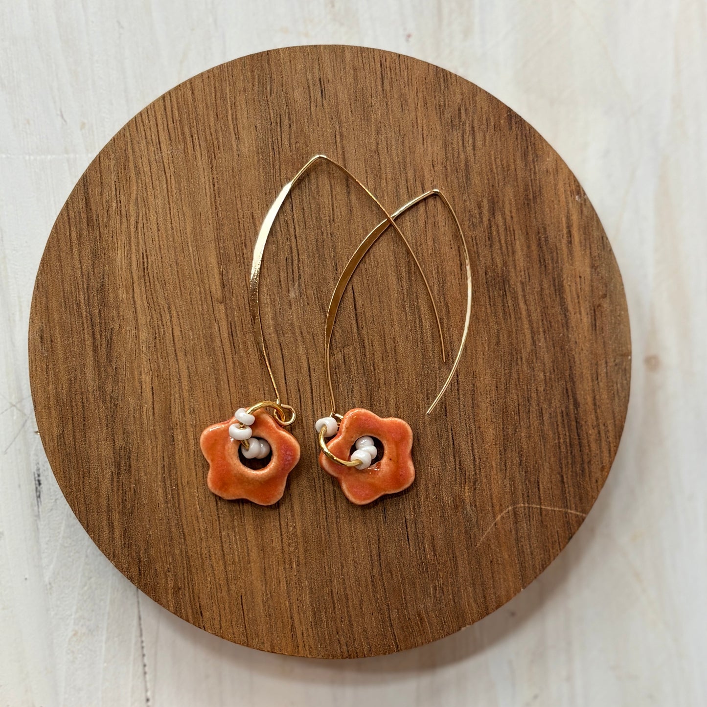 Autumn Rose Earrings