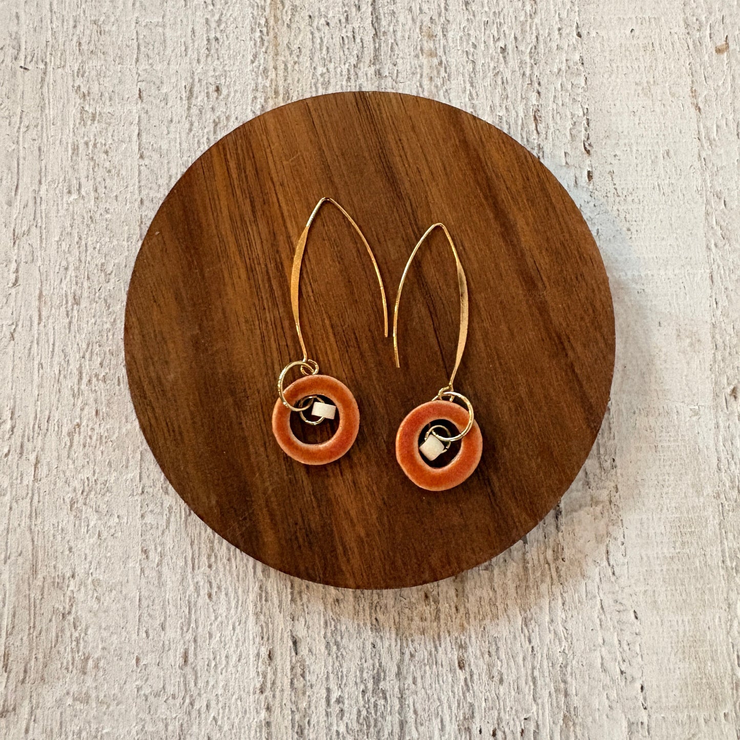 Autumn Rose  Earrings