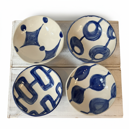 Blue Porcelain Bowls - Group