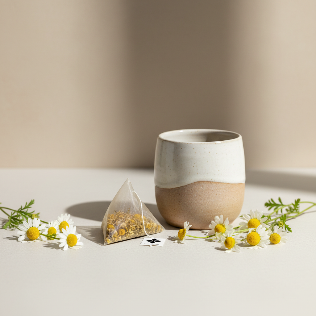 Egyptian Chamomile Tea - Minimalist Lifestyle Photo