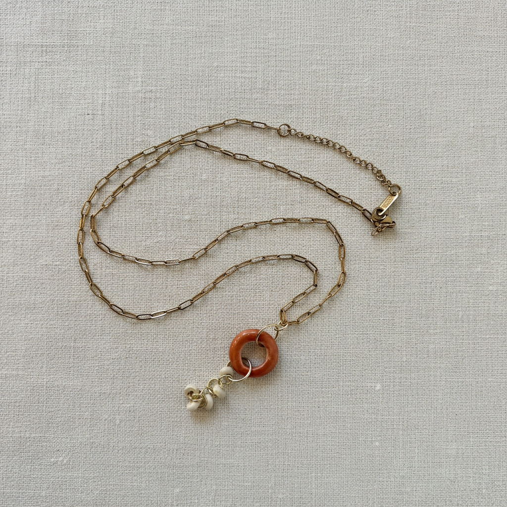 Necklace on Linen