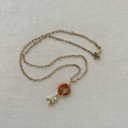 Necklace on Linen